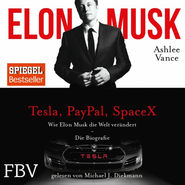 Cover vom Elon Musk Hörbuch Wie Elon Musk die Welt verändert – Die Biografie